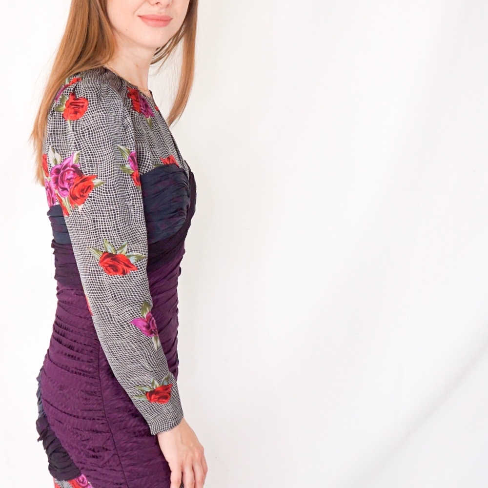 Jill Stuart Cocktail Rose Jessica Mini Dress 0460 - Picture 2 of 8